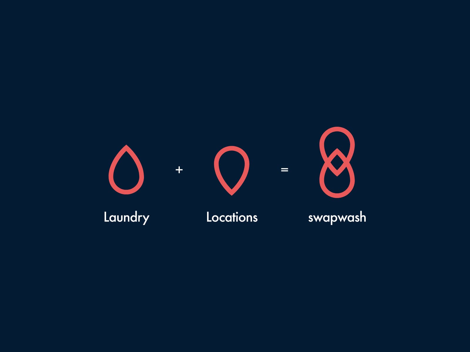 Logo design for an online laundry delivery service